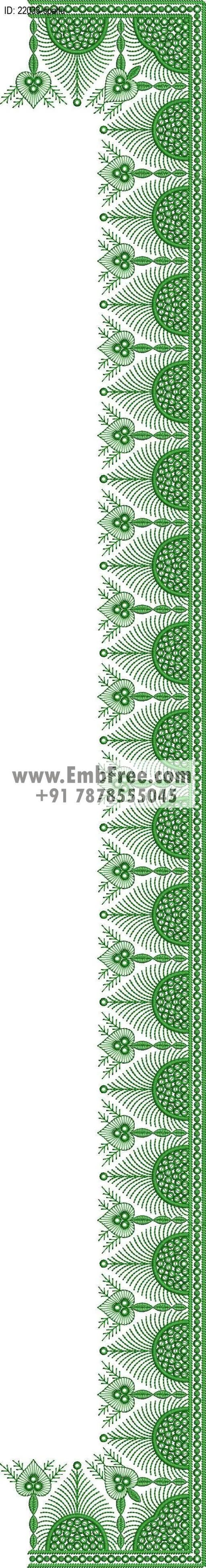 saree cpallu embroidery design