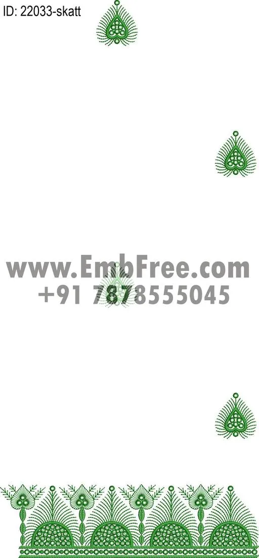 saree cpallu embroidery design thumbnail 3