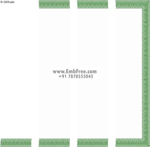 saree cpallu embroidery design-ID:22035