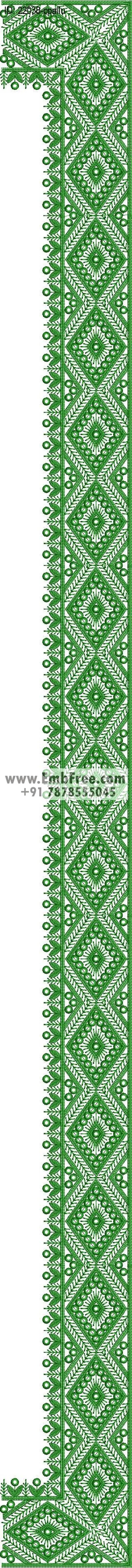 saree cpallu embroidery design