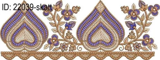 saree cpallu embroidery design thumbnail 3