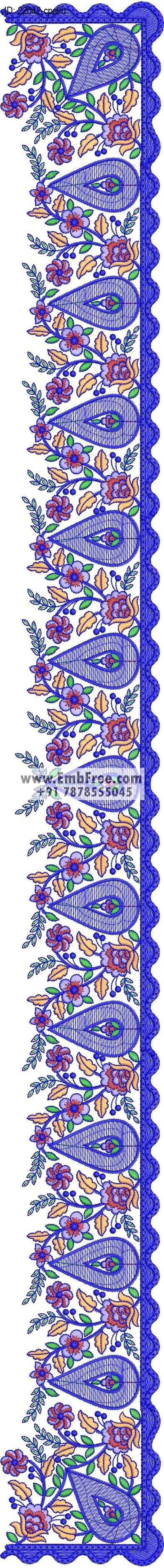 saree cpallu embroidery design