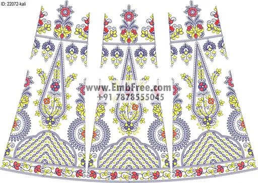 Embroidery Designs for dress id:22072