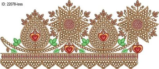 less embroidery design-ID:22078