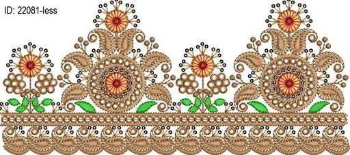 less embroidery design-ID:22081