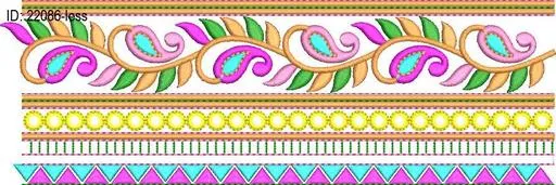 neck embroidery design