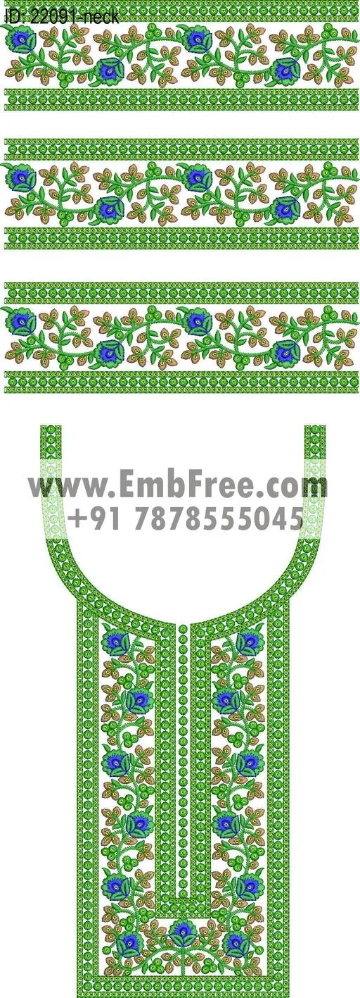 Embroidery Designs for dress id:22091