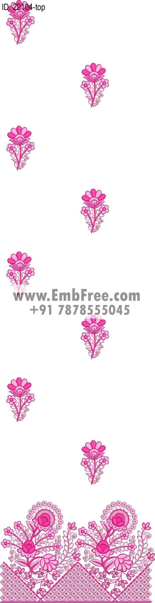 top suit embroidery design-ID:22104