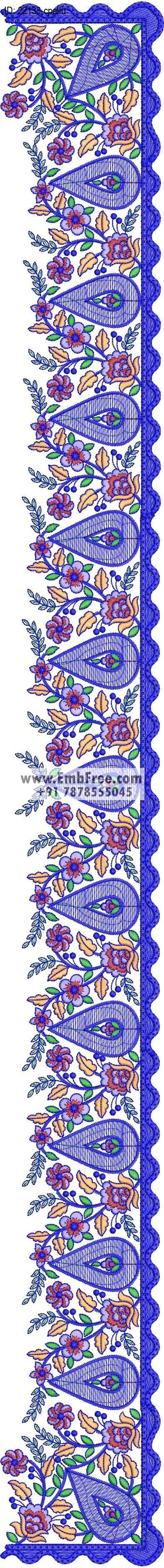 saree cpallu embroidery design