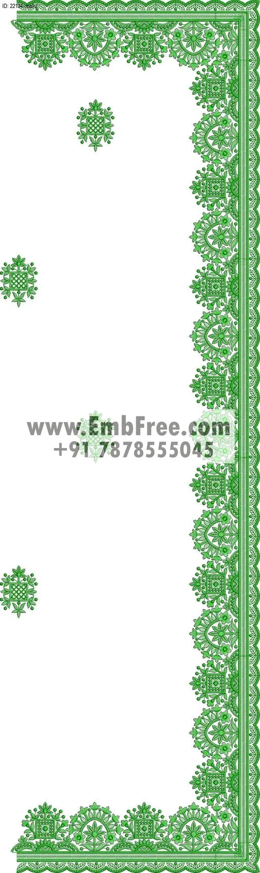 saree cpallu embroidery design