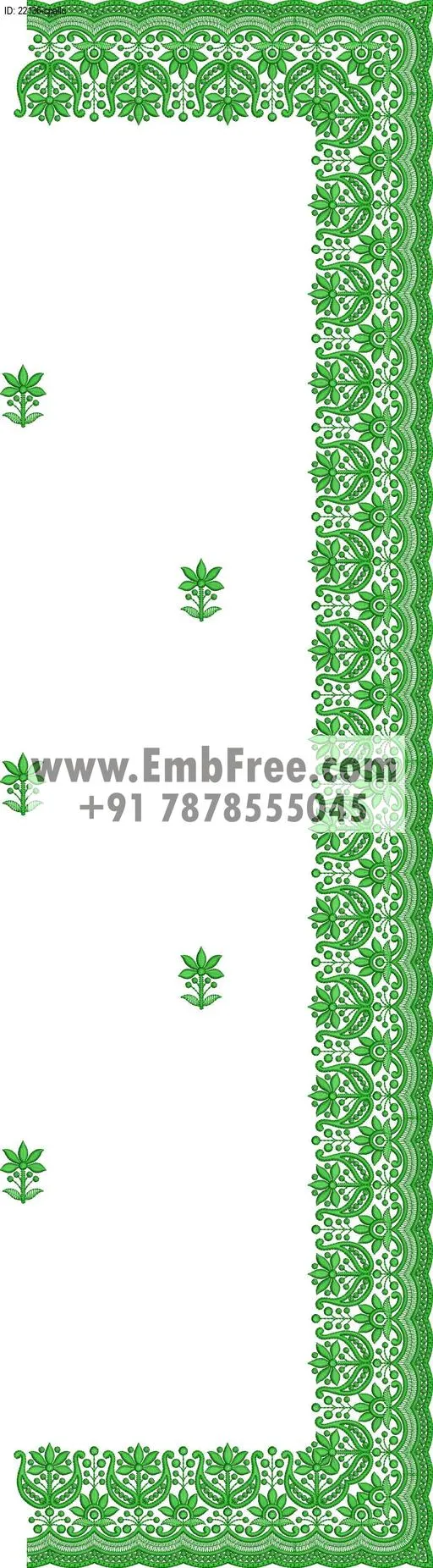 saree cpallu embroidery design