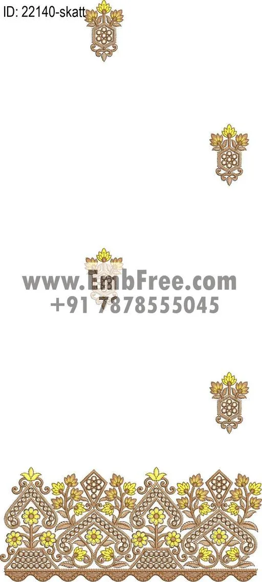saree cpallu embroidery design thumbnail 3