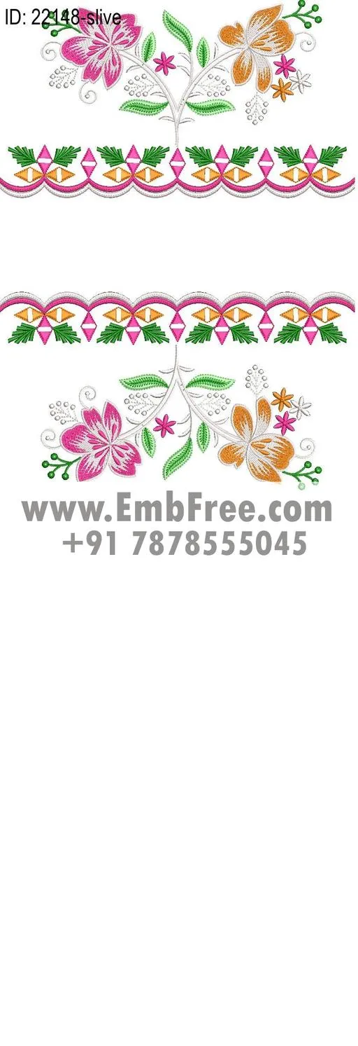 dress single head embroidery design