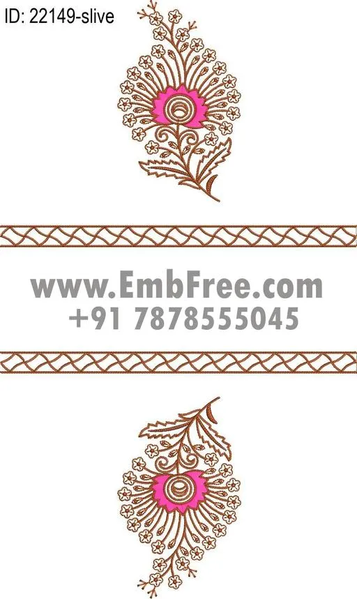 dress single head embroidery design thumbnail 2
