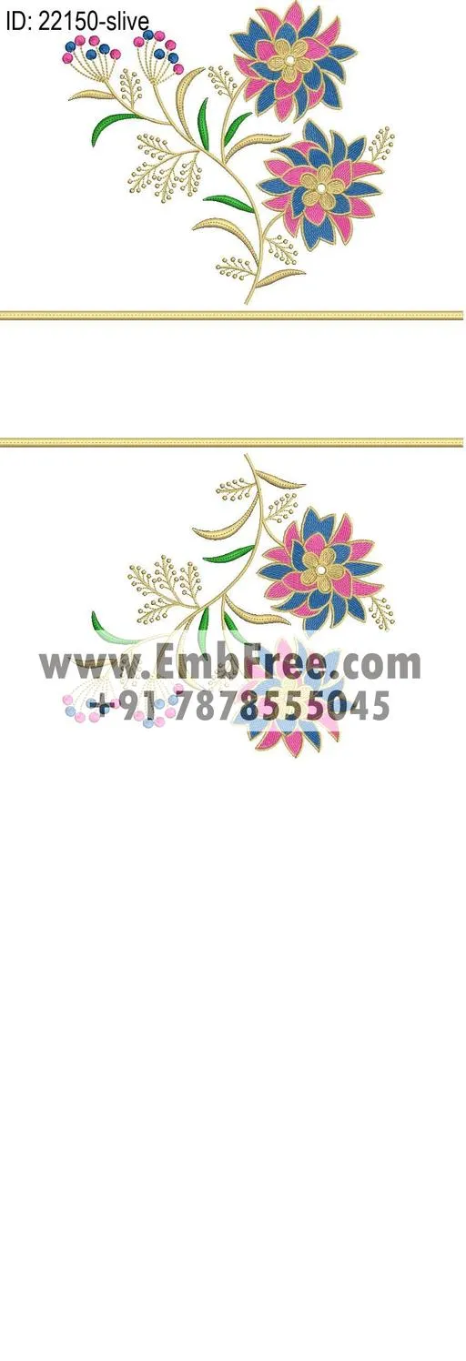 dress single head embroidery design thumbnail 2
