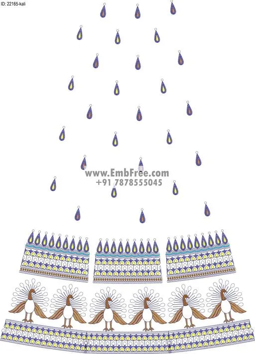 Embroidery Designs for dress id:22165