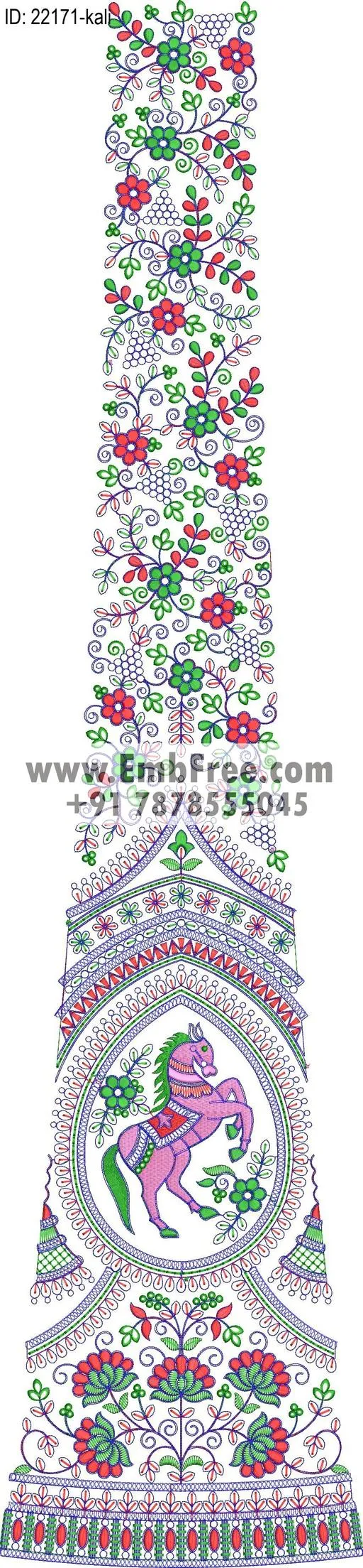 Embroidery Designs for dress id:22171