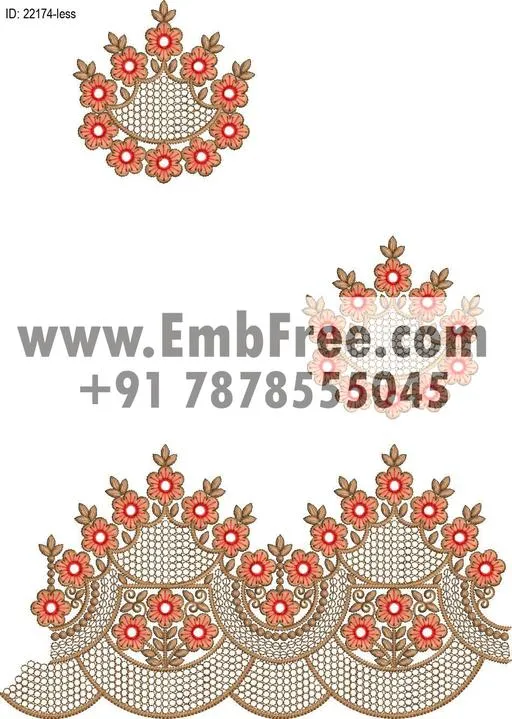 less embroidery design-ID:22174
