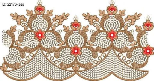 less embroidery design