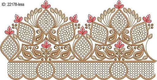 less embroidery design-ID:22178