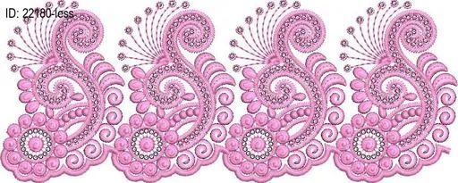 less embroidery design-ID:22180