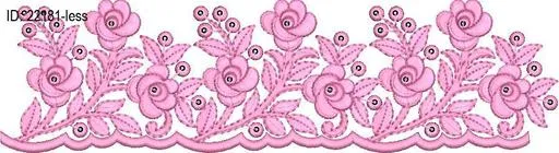 less embroidery design