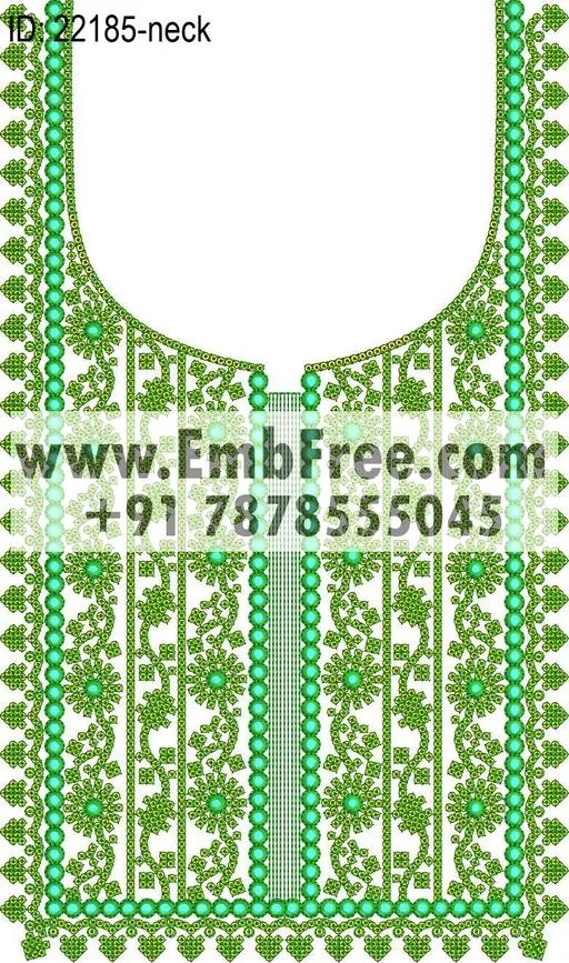 Embroidery Designs for dress id:22185
