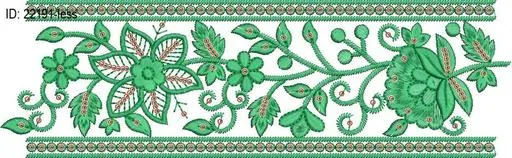 neck embroidery design