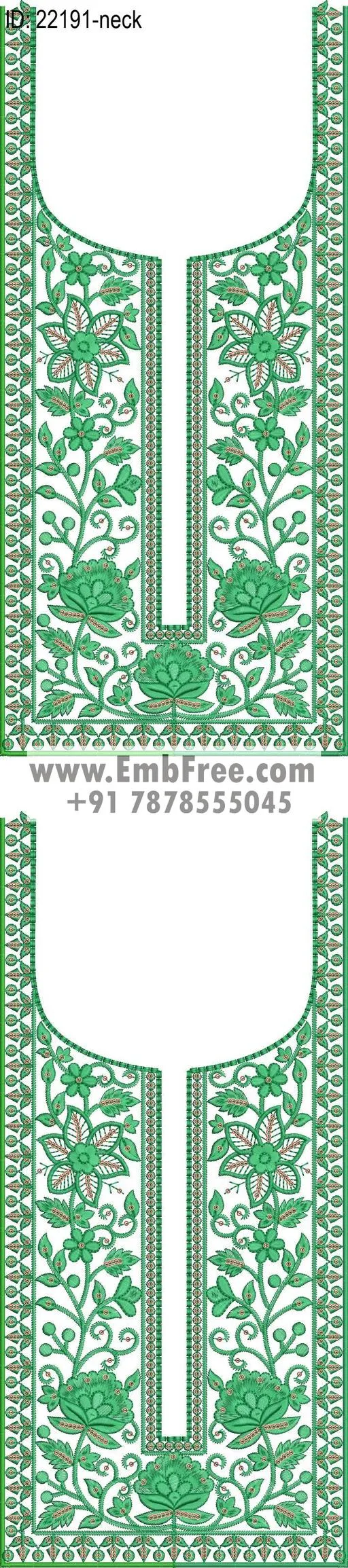 Embroidery Designs for dress id:22191