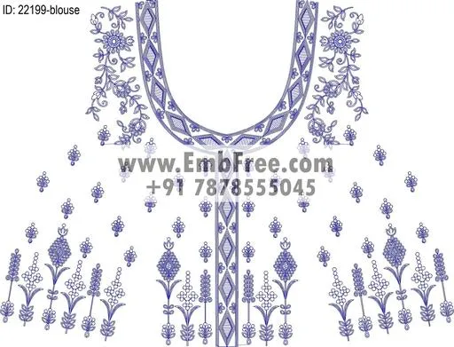 blouse embroidery design