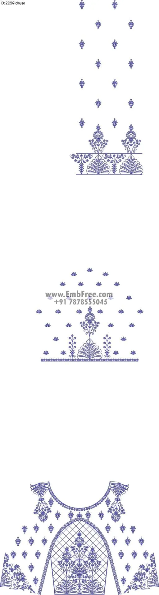 blouse embroidery design