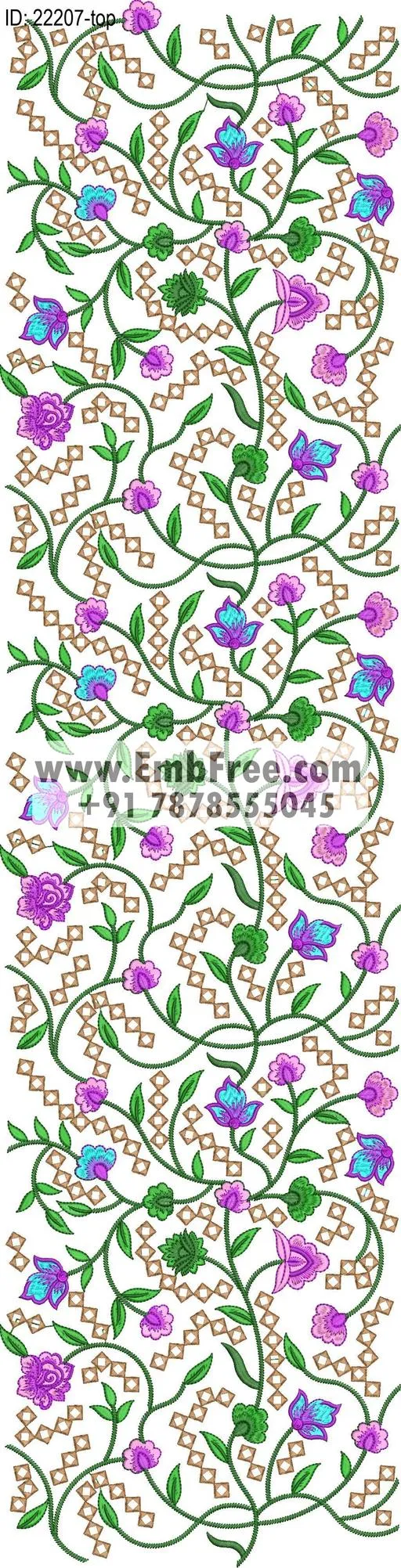 top suit embroidery design-ID:22207