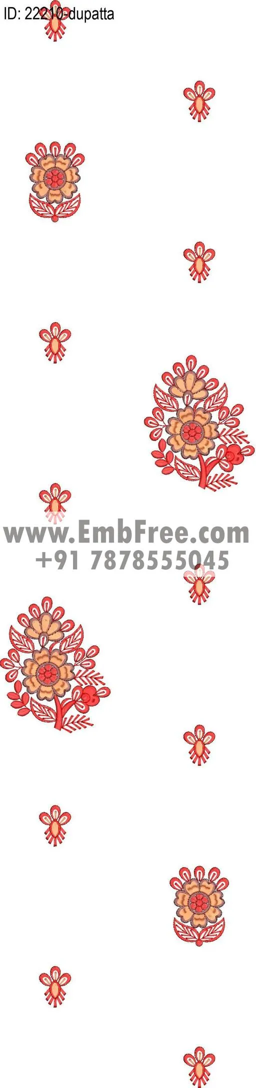 top suit embroidery design
