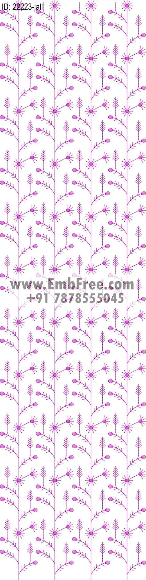 garment embroidery design