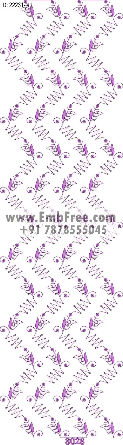 garment embroidery design-ID:22231