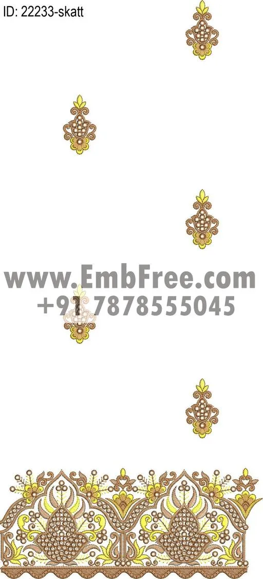 saree cpallu embroidery design thumbnail 3