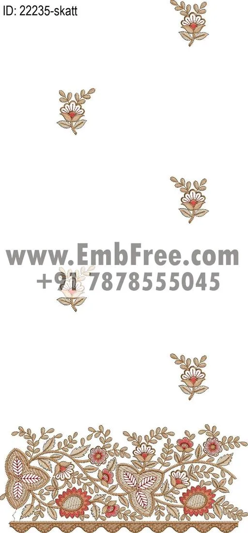 saree cpallu embroidery design thumbnail 3