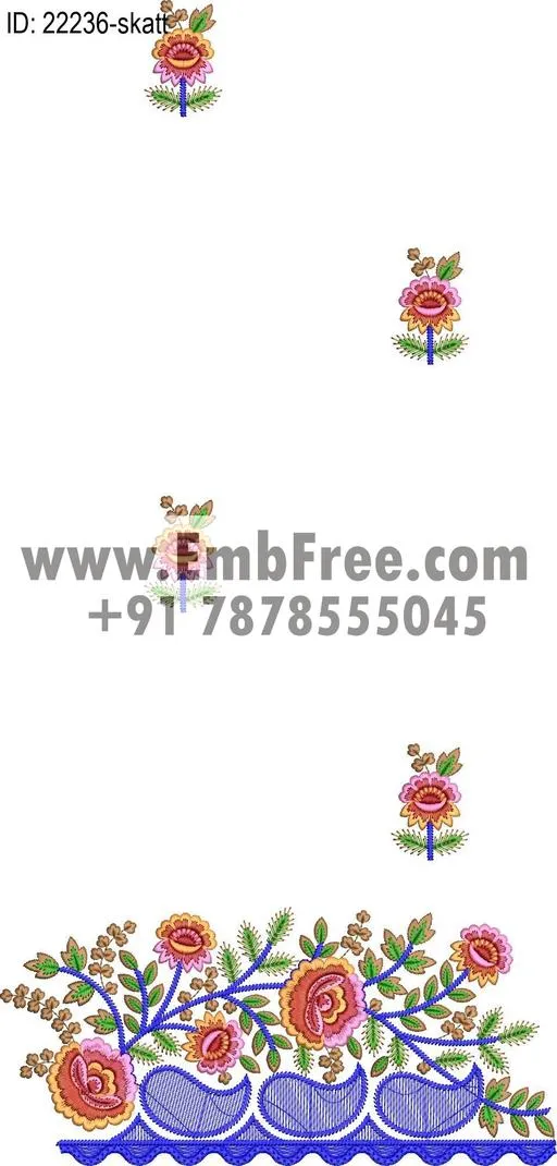 saree cpallu embroidery design thumbnail 3