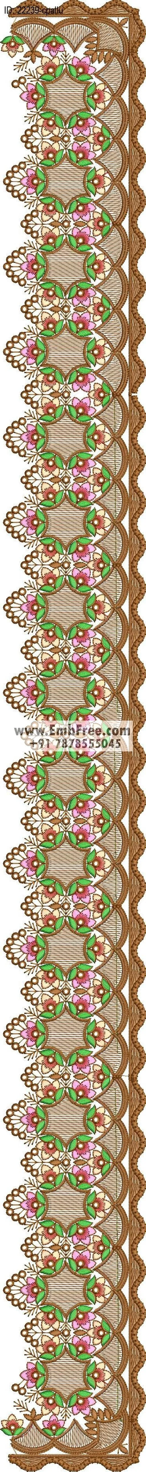 saree cpallu embroidery design