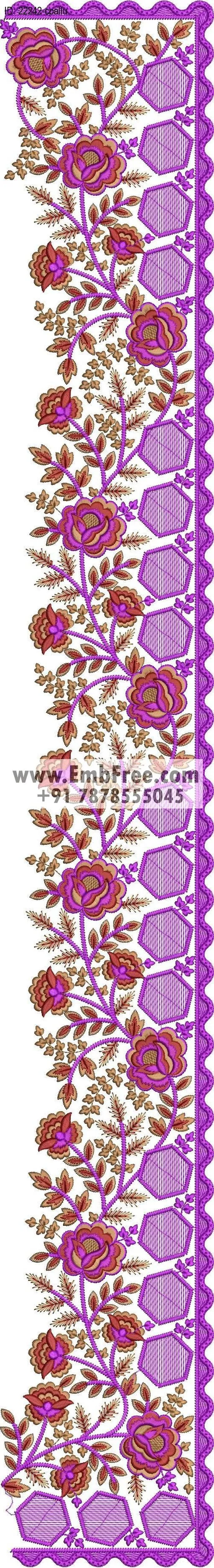 saree cpallu embroidery design