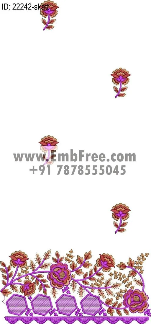saree cpallu embroidery design thumbnail 3