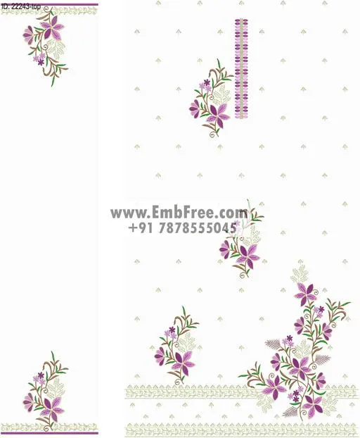 dress single head embroidery design-ID:22243
