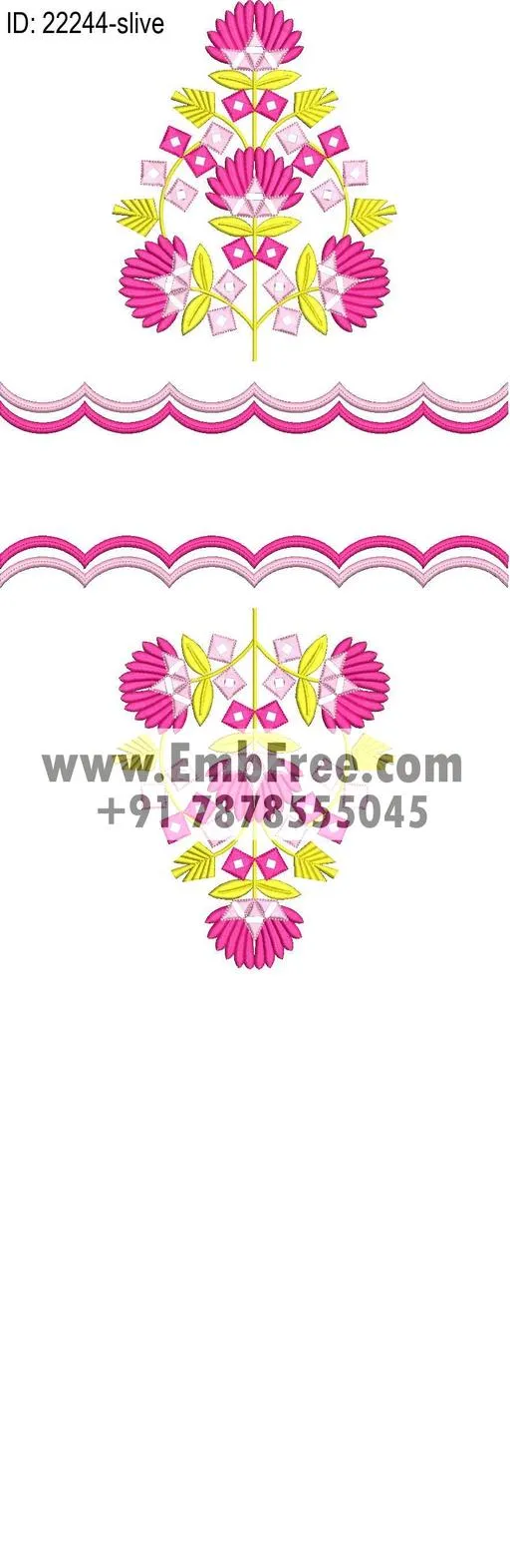 dress single head embroidery design thumbnail 2