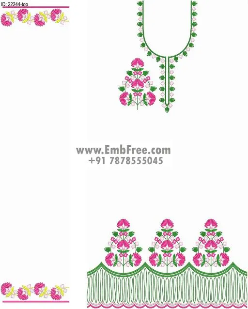 dress single head embroidery design-ID:22244