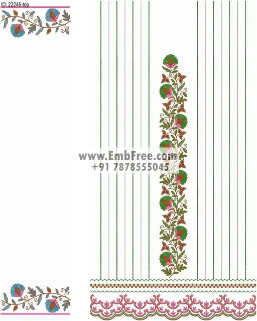 dress single head embroidery design-ID:22245