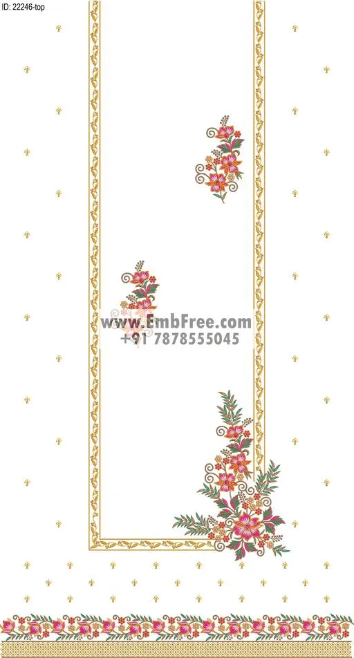 dress single head embroidery design-ID:22246