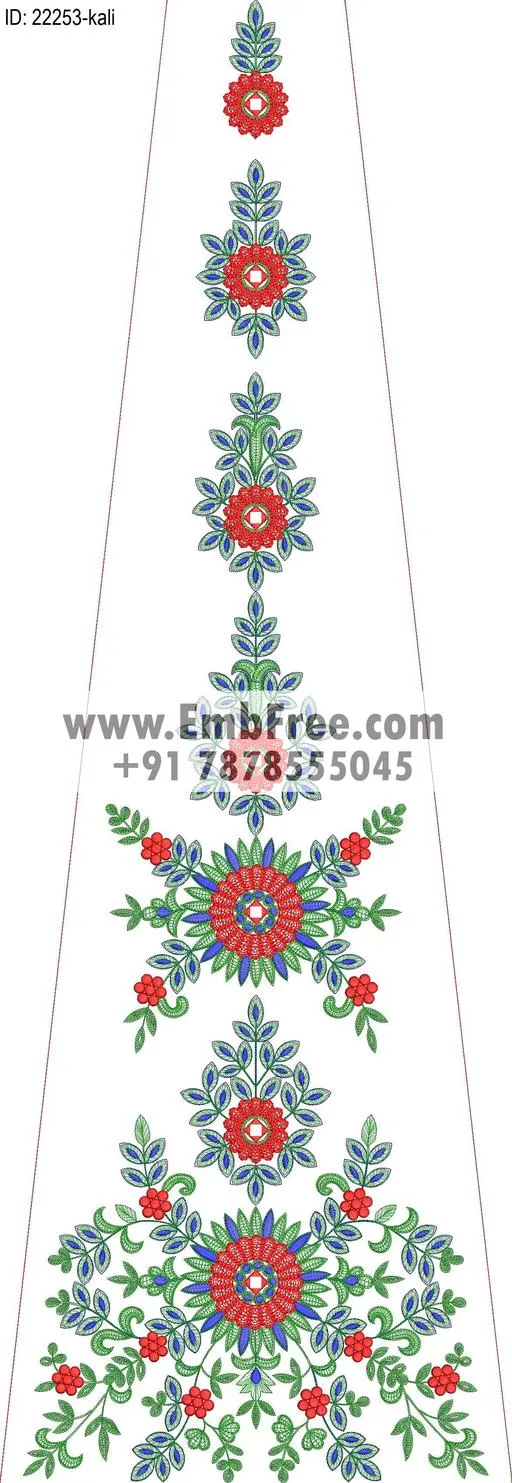 lahenga embroidery design-ID:22253