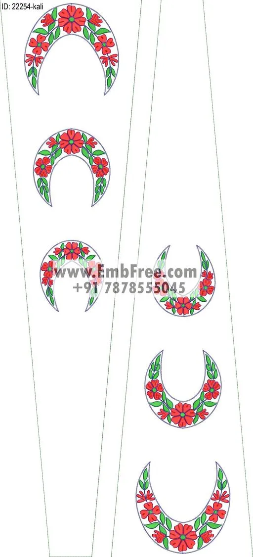 lahenga embroidery design-ID:22254