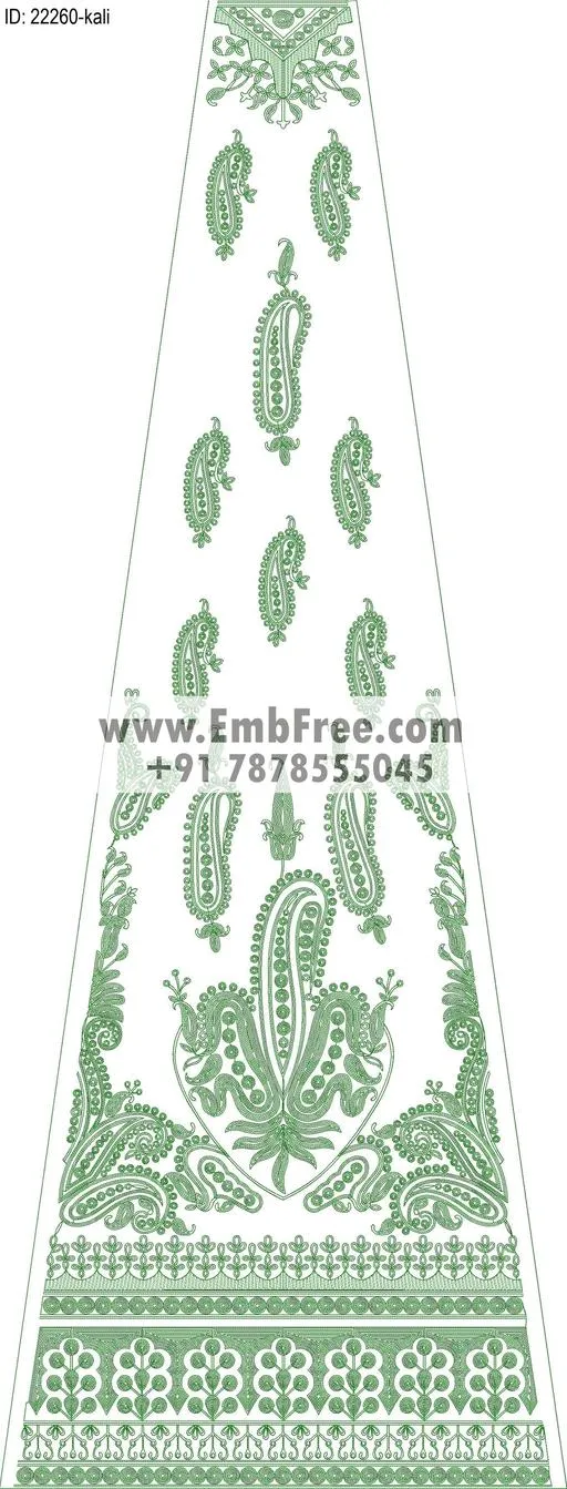 Embroidery Designs for dress id:22260