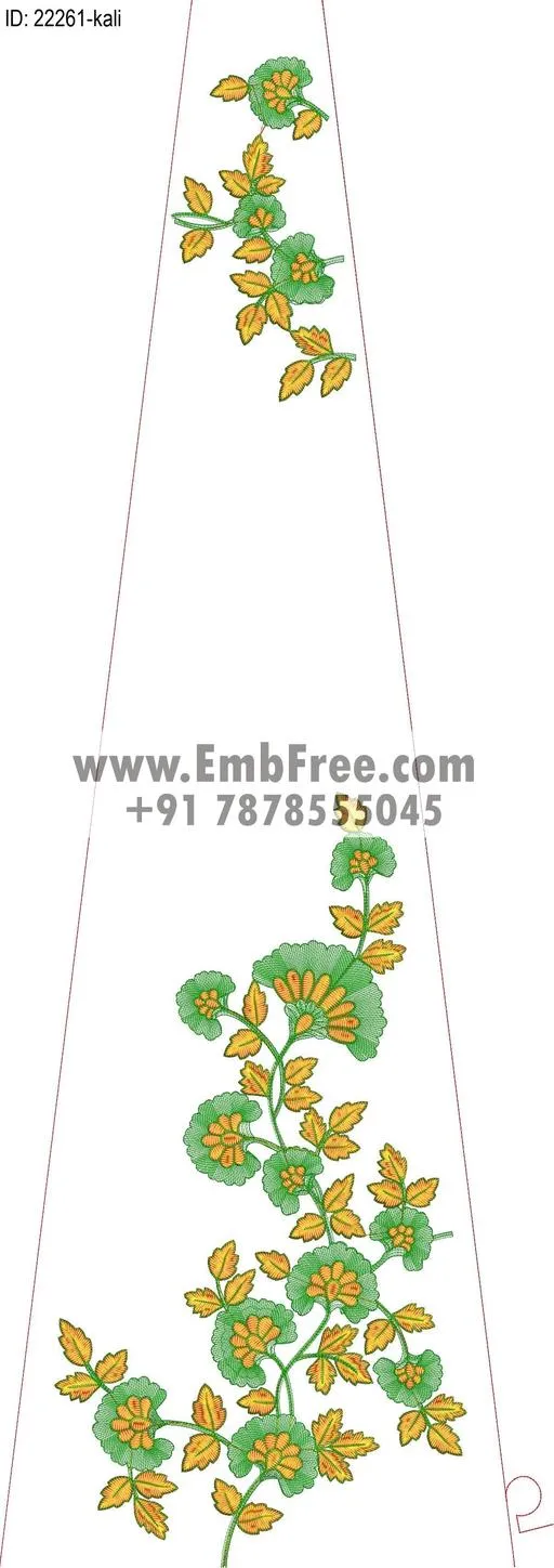 Embroidery Designs for dress id:22261